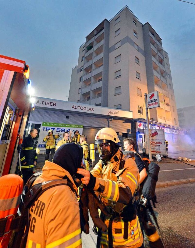 Wenn es brennt, muss die Feuerwehr sch...haus in der Zhringer Strae (Archiv).  | Foto: Michael Bamberger