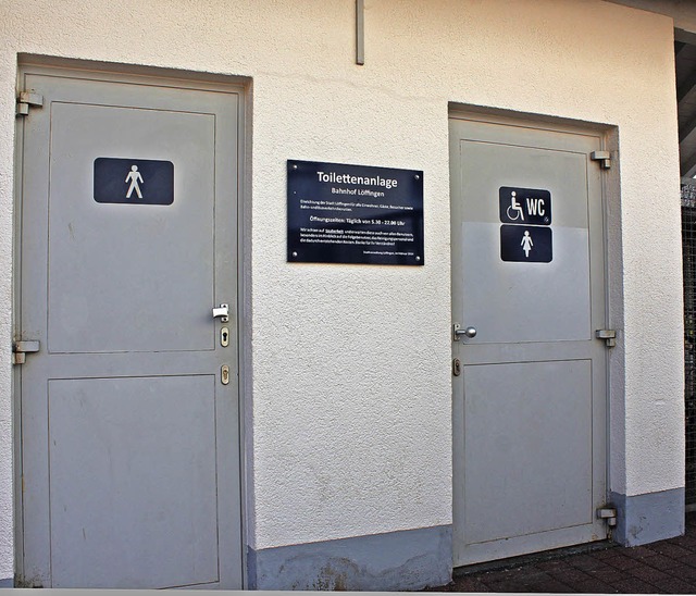 Es gibt ffentliche Behinderten-Toilet...her von 5.30 Uhr bis 22 Uhr offen ist.  | Foto: Christa Maier