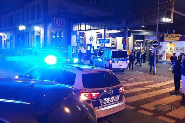 Bombenalarm legt Offenburger Bahnhof kurzzeitig lahm