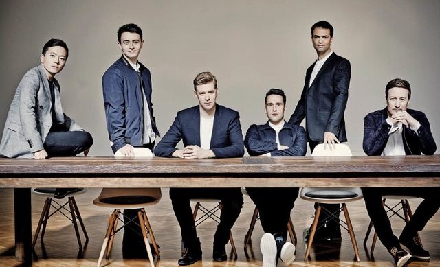 Sich selber nehmen sich schon mal auf ...ie &#8222;King&#8217;s Singers&#8220;   | Foto: Marco Borggreve