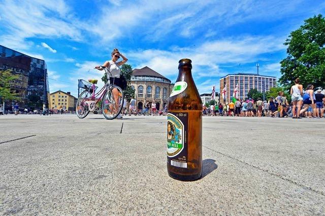 Freiburgs Erstis starten mit viel Alkohol ins Semester – und mit Mll