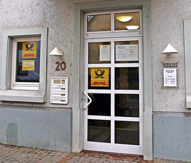 Die Postfiliale im Kndringer Rathaus  | Foto: Annika Sindlinger