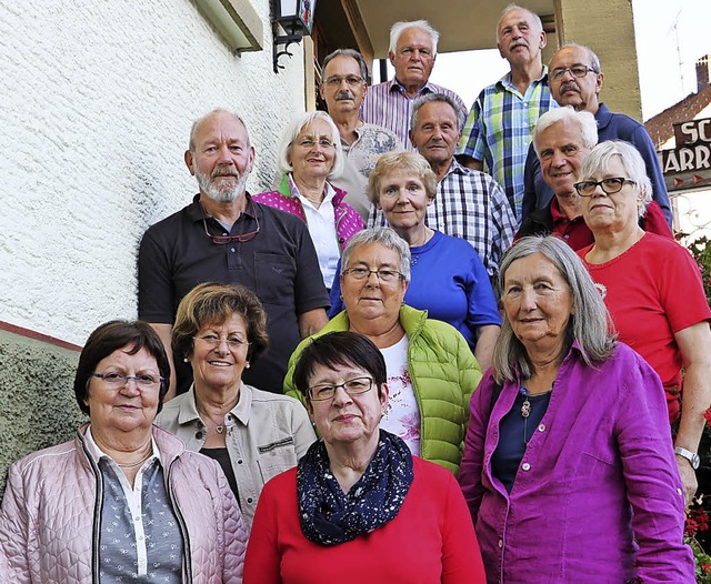 Klassentreffen war fr ehemaligen Sch...ger Lehrer zu der Klassengemeinschaft.  | Foto: Martha Weishaar