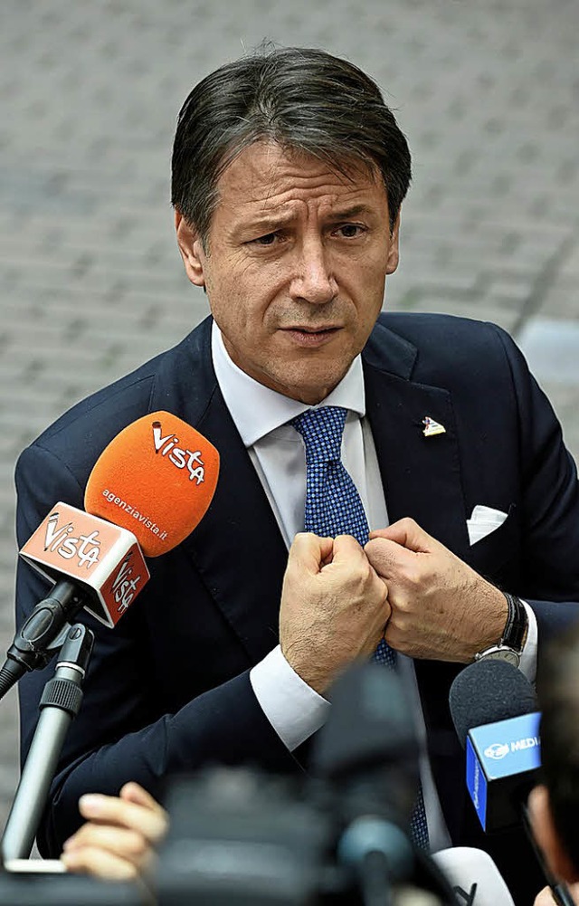 &#8222;Der Ministerprsident bin ich&#8220;: Giuseppe Conti   | Foto: AFP