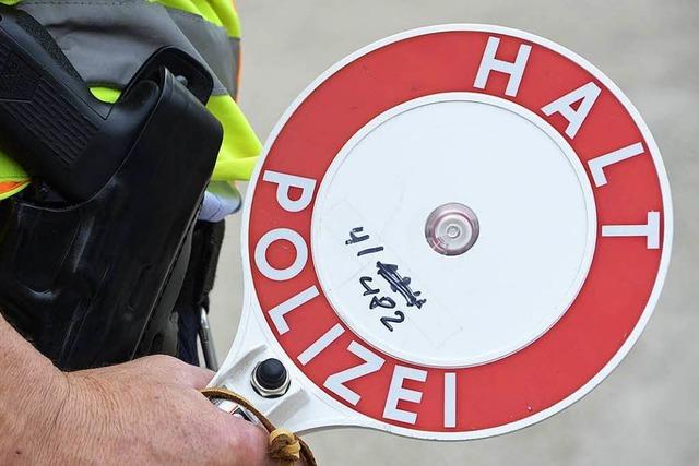 Polizei erwischt mutmaliche Einbrecher bei Fahrzeugkontrolle in Zhringen