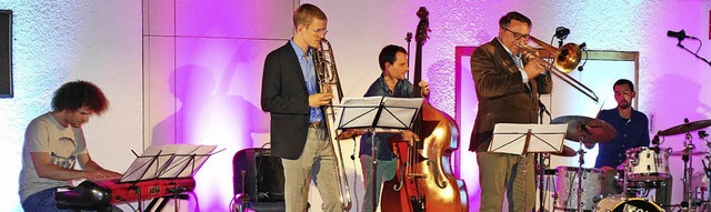 Premierenerfolg:  Jazz vom Feinsten bo...Mears im kleinen Stadthallensaal auf.   | Foto: Gudrun Gehr