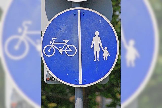 Der Radfahrer muss oftmals whlen zwischen Pest und Cholera