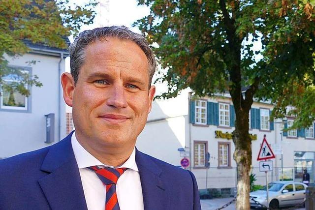 Dirk Harscher gewinnt die Bürgermeisterwahl in Schopfheim