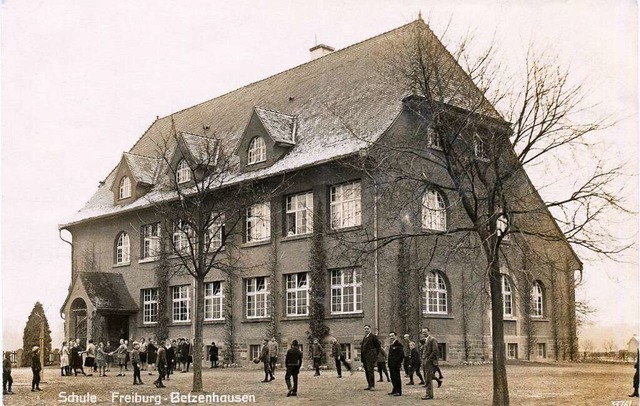 Das Betzenhausener Schulhaus in seinem Ursprungszustand.  | Foto: Hans-Jrgen Oehler