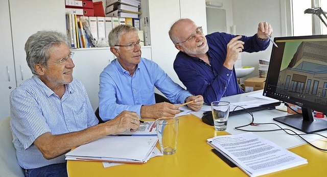 Weniger ist mehr, das meinen die Mitgl...k auf die Animation des Neuen Markts.   | Foto: Gerhard Walser