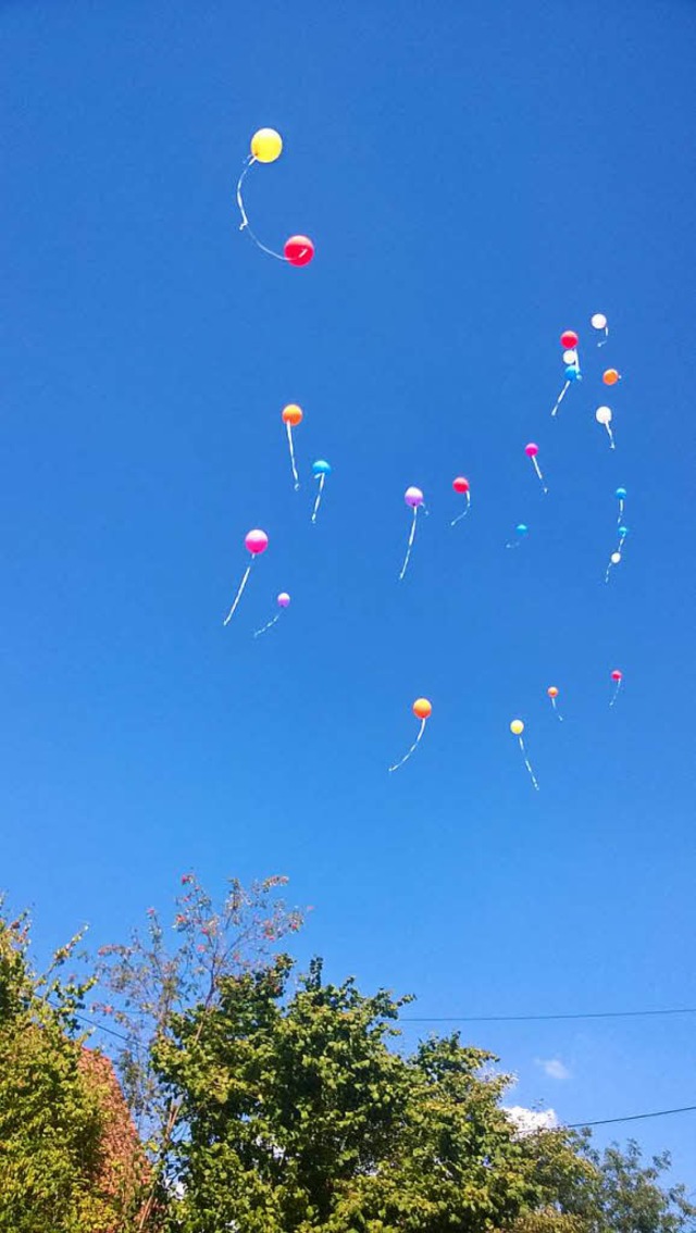 Wie hoch steigt ein Ballon?  | Foto: Nathalie Scherr