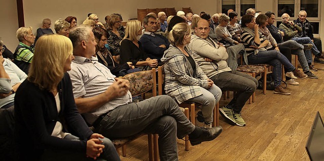 Die Plne zum Umbau sowie der Verkauf ...schaftsratssitzung in Kiechlinsbergen.  | Foto: CHRISTIANE FRANZ