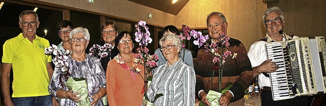 Die Teilnehmer des Blumenschmuck-Abschlussabends   | Foto: M. Frenk