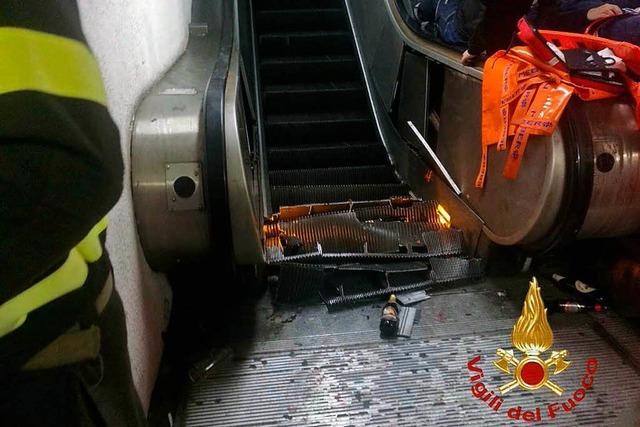 Rolltreppe stürzt ein – mehr als 20 Verletzte in Rom