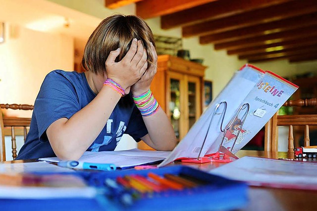 Fr ADHS-Kinder ist das Lernen nach Sc...sam. Sie brauchen besondere Betreuung.  | Foto: Verwendung weltweit, usage worldwide