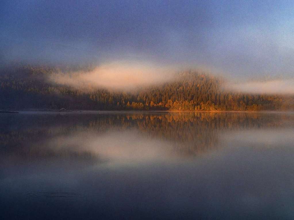 Blaue Stunde am Schluchsee