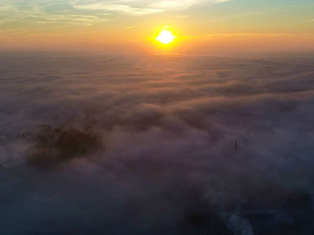 Sonnenaufgang ber Lffingen