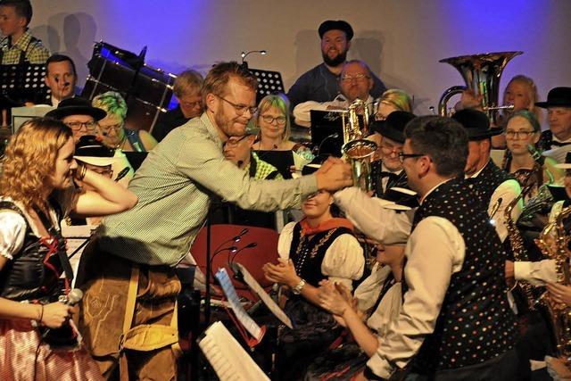 Musikkapelle Siensbach und die Musiekvereinigung Wieringerwaard in Waldkirch