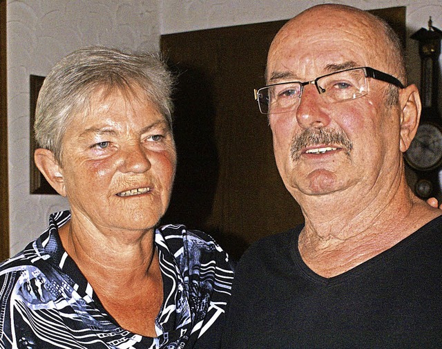 Seit 50 Jahren sind Rita und Heinz-Pet...Rickenbach-Jungholz heute verheiratet.  | Foto: WErner Probst