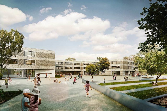 Zukunftsweisend: die neue Staudinger-Schule.  | Foto: Sacker Architekten