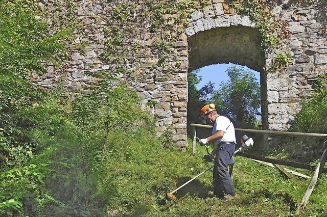 Das Mauerwerk brckelt immer mehr ab