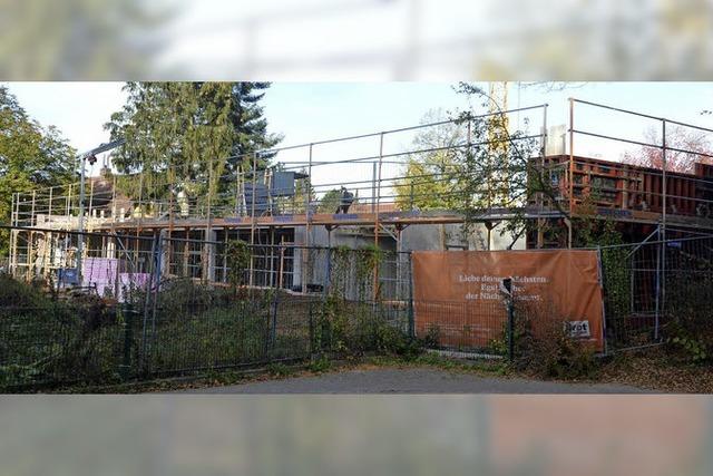 Gottesdienst auf der Baustelle