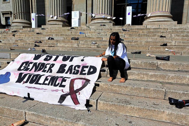 Protest gegen Vergewaltigungen in Johannesburg  | Foto: Kim Ludbrook