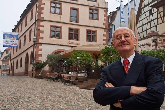 Stadtrundgang durch Endingen mit Bürgermeisterkandidat Werner Semmler