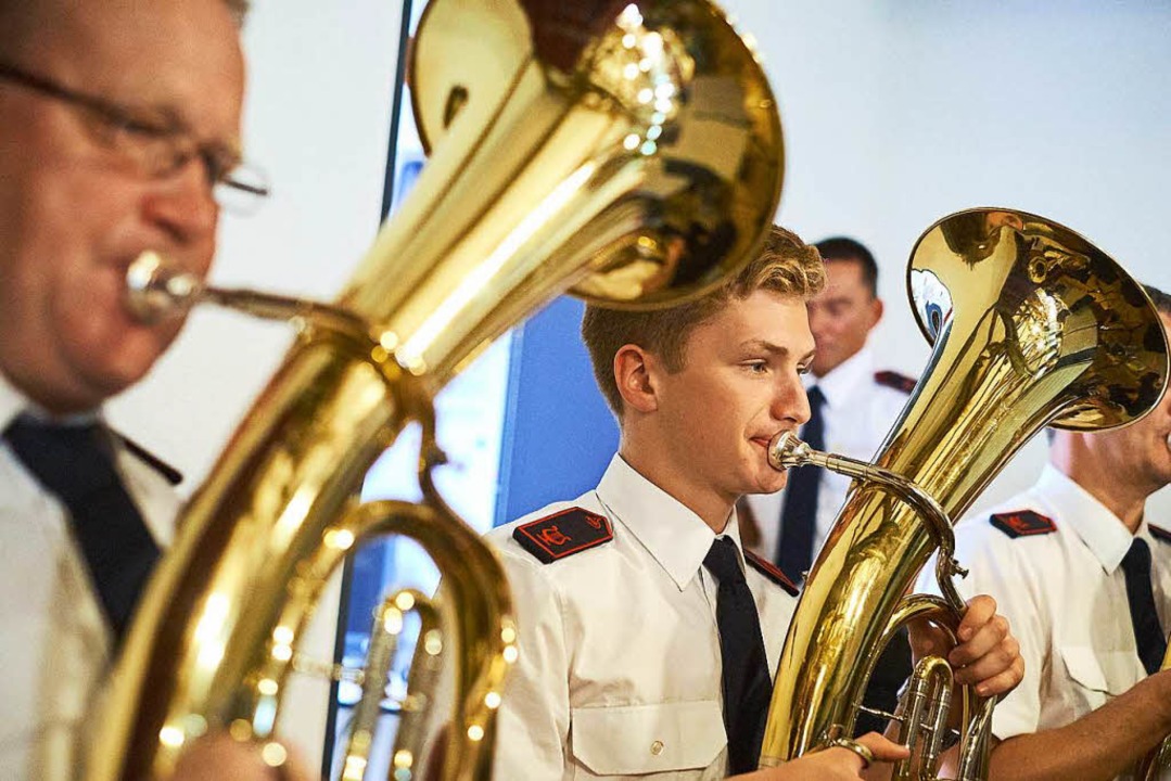 Der Musikzug der Feuerwehr Freiburg  | Foto: Feuerwehr Freiburg
