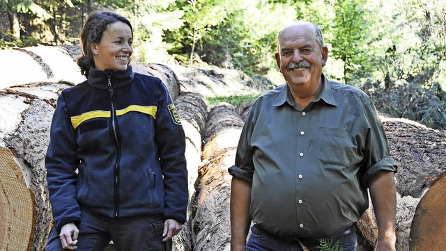 Die Neue und der Alte: Katrin Ernst wi... Michael Karle geht in den Ruhestand.   | Foto: Max Schuler