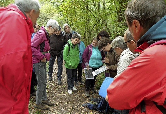 An der Fhrung durchs Krebsbachtal herrschte groes Interesse.  | Foto: Truz