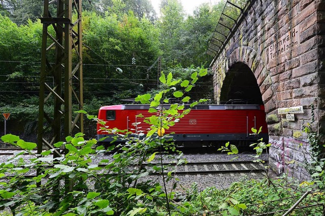 Der Zaun am Sternwaldtunnel hat ein To...tutzt,  sonst ist nicht viel passiert.  | Foto: Ingo Schneider