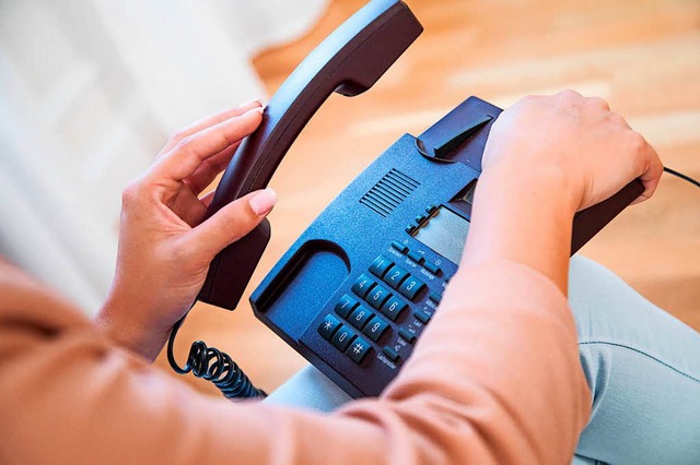 Der Enkeltrick ist nur eine Variante d... Telefon. Die Tter wollen immer Geld.  | Foto: Christin Klose