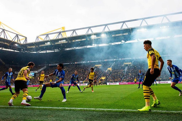 Dortmund und Berlin trennen sich 2:2.  | Foto: dpa