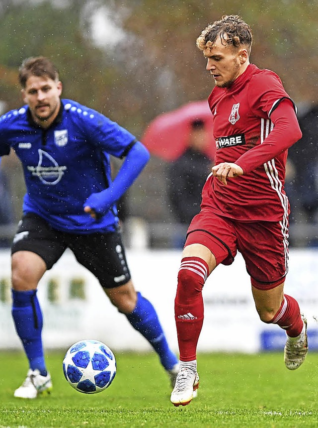 Hufig im Vorwrtsgang: Alexander Martinelli vom Freiburger FC   | Foto: Seeger