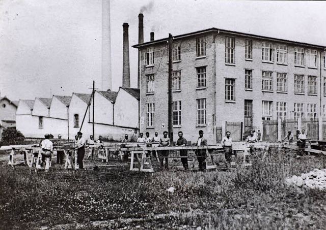 Archivbild der   Seiden- und Baumwollfrberei Schetty und Shne.  | Foto: Stadtarchiv Weil am Rhein
