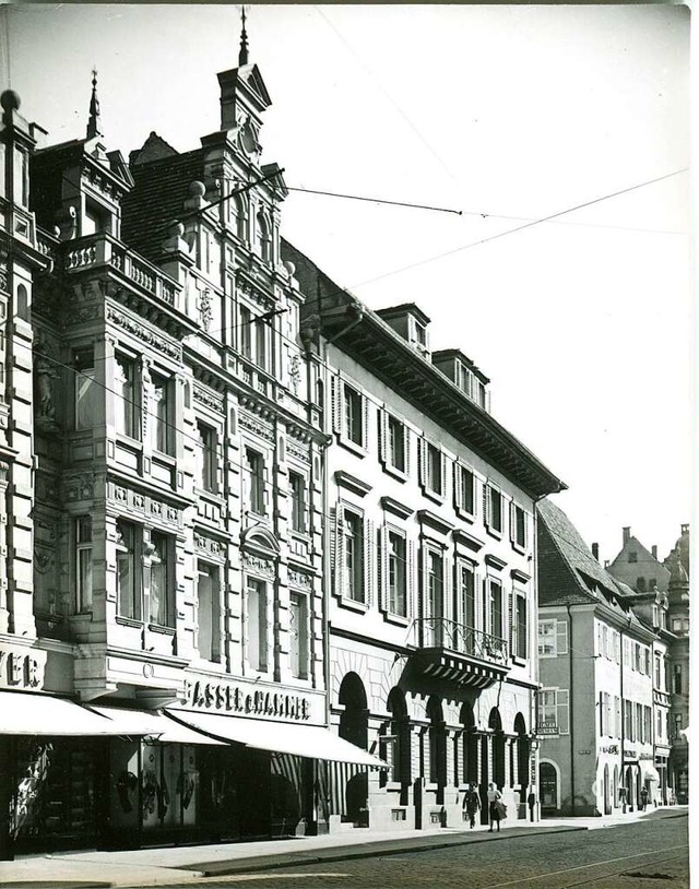 Das historische Foto von  Ruth Gro-Al...er Betonbau des Kaufhauses Breuninger.  | Foto: Augustinermuseum