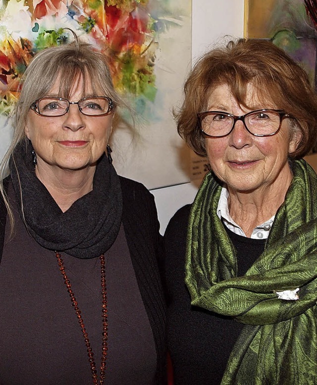 Elisabeth Jost (links) und Ingrid Mller   | Foto: Michael Haberer