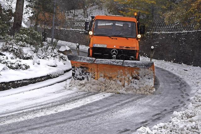 Wintereinbruch im Wiesental