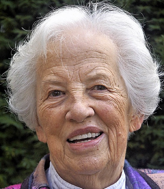 Marta Scheumann wird heute 85 Jahre alt.  | Foto: W. Beck