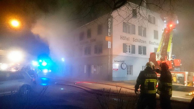Seit dem Brand im Januar nicht mehr be...Ortsdurchfahrt von Laufenburg/Schweiz.  | Foto: Winfried Dietsche