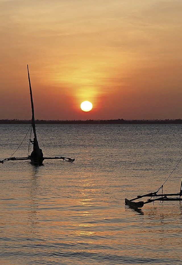 Voller Zauber:  Sonnenuntergang  auf   Sansibar   | Foto: Ulrike Ott