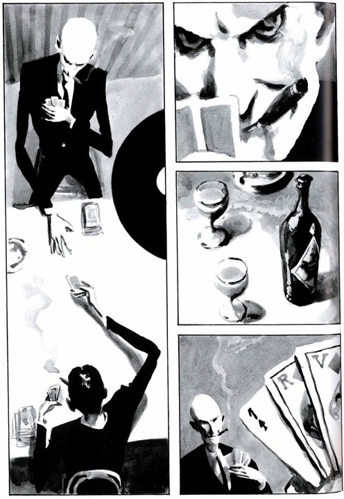 Er kommt fast ohne Worte aus: Panel au...Adaption &#8222;Der Schwindler&#8220;   | Foto: Illustration: Rabat