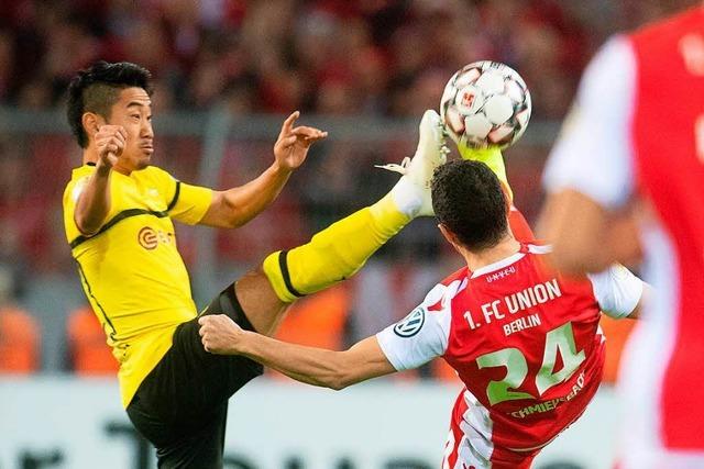 Dortmunds B-Elf zittert sich gegen Zweitligist Union Berlin ins Achtelfinale