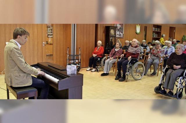 Punktgenau dargebotenes Konzert für Senioren
