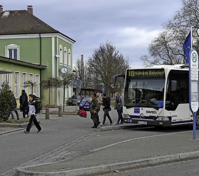 In den Abendstunden wurde die Buslinie...ach Badenweiler und zurck erweitert.   | Foto: Volker Mnch