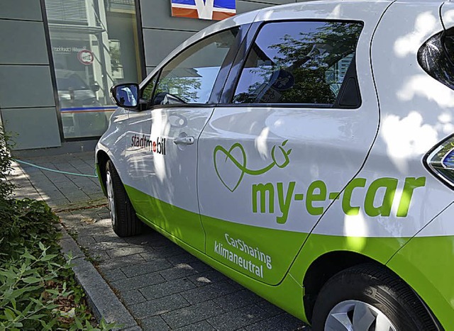 Einer der &#8222;my-e-cars&#8220; knn...ielleicht auch in Eimeldingen stehen.   | Foto: Langelott