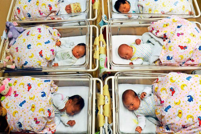 Der Babyboom scheint zu Ende zu sein.  | Foto: dpa