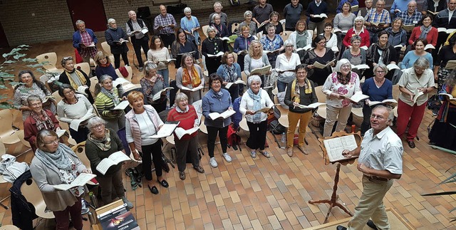 Das Vokalensemble Vocalys  probt fr den groen Auftritt.   | Foto: Magdalena Kaufmann-Spachtholz