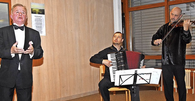 Konrad Debski, Artur Banaszkiewicz und...t im Haus des Gastes in Hchenschwand.  | Foto: Stefan Pichler